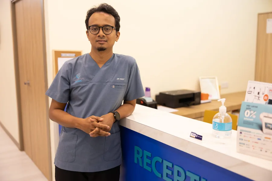 Dr Faez at Universal Clinic